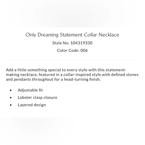 Free People Only Dreaming Statement Collar Necklace Hematite & Jet NWOT $88 - Picture 2 of 6